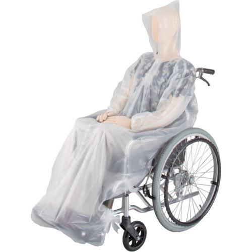 ■シンガー 車いす用レインコート使い切り(5枚入)クリア〔品番:KR0900TB〕【4362621:0】[店頭受取不可]