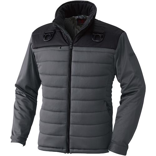 ■HOOH フルハーネス対応防寒ブルゾン 3L グレー〔品番:82333L7〕【4371643:0】[送料別途見積り][掲外取寄][店頭受取不可]