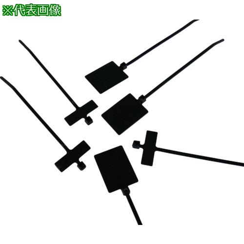 ■PANDUIT 旗型タイプナイロン結束バンド 耐候性黒 (1000本入)〔品番:PLF1MAM0〕【4382749:0】[店頭受取不可]