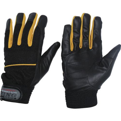 ■おたふく ピーユー・キング ブラックXイエロー LL〔品番:K17BKYLLL〕【4386205:0】[店頭受取不可]