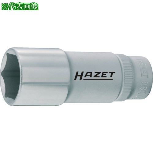 ■HAZET ディープソケットレンチ(6角タイプ・差込角9.5mm・対辺10mm)〔品番:880LG10〕【4395042:0】[店..