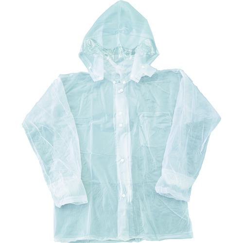 ■TRUSCO レインスーツ Mサイズ クリア〔品番:TRW90M〕【4409710:0】[店頭受取不可]