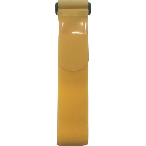 ■ユタカメイク マジックテープ 結束テープ 50mm巾×1550mm イエロー〔品番:G732〕【4446976:0】[店頭受取不可]