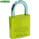 ■ABUS 真鍮南京錠 EC75-30 ディンプルシリンダー 同番〔品番:EC7530KA〕【4451759:0】[店頭受取不可]