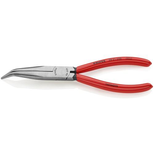 ■KNIPEX メカニックプライヤー 40°先曲 200mm〔品番:3821200〕【4467876:0】[店頭受取不可]