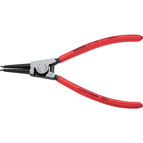 ■KNIPEX 軸用スナップリングプライヤー 19-60mm〔品番:4611A2〕【4468155:0】[店頭受取不可]