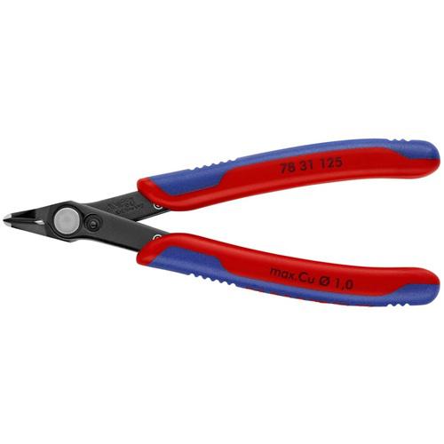 ■KNIPEX エレクトロニクス スーパーニッパー バーニッシュ〔品番:7831125〕【4469151:0】[店頭受取不可]