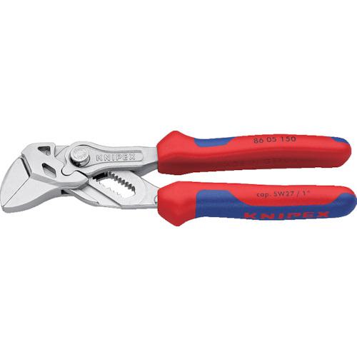 ■KNIPEX プライヤーレンチ コンフォートハンドル 150mm〔品番:8605150〕【4469275:0】[店頭受取不可] 1