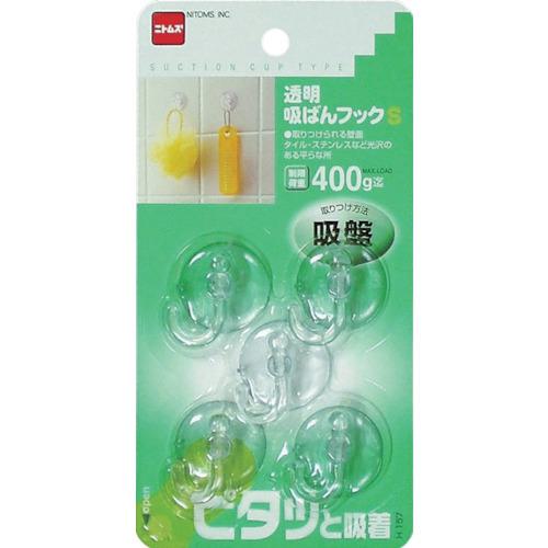 ■ニトムズ 透明吸ばんフックS〔品番:H157〕【4477405:0】[店頭受取不可]