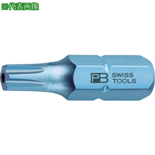 ■PBスイスツールズ 1/4 HEXいじり止め付ヘクスローブビット〔品番:C6400B40〕【4484215:0】[店頭受取不可]