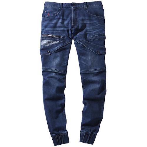 ■自重堂 ジョガーパンツ インデイゴ EL〔品番:71812143EL〕【4495635:0】[送料別途見積り][掲外取寄][店頭受取不可]