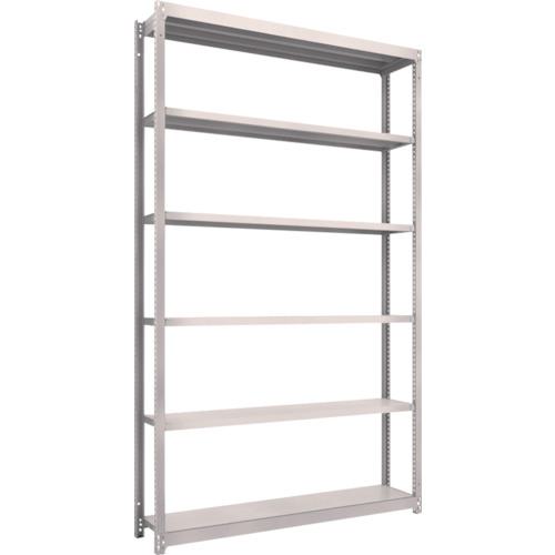 ■TRUSCO スチールラック M1.5型軽中量棚 1460×295×H2400 6段単体 ネオグレー〔品番:M1.58536〕【4500270:0】[直送DS][店頭受取不可]