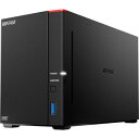 ■BUFFALO リンクステーション SOHO向け LS720DNB ネットワークHDD 2ベイ 2TB〔品番:LS720DN0202B〕【4525570:0】...