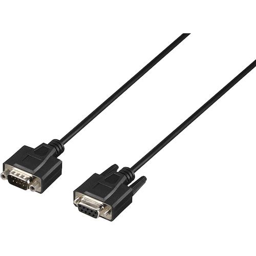 ■BUFFALO RS-232Cケーブル 9pin 延長 1.5m〔品番:BRSNE15BK〕【4538171:0】[送料別途見積り][掲外取寄]..