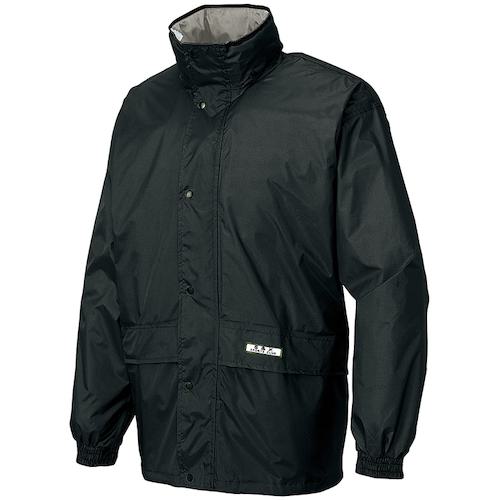 ■アイトス レインスーツ(Bー1レインスーツ)ブラック S〔品番:AZ58701010S〕【4543310:0】[送料別途見積り][掲外取寄][店頭受取不可]