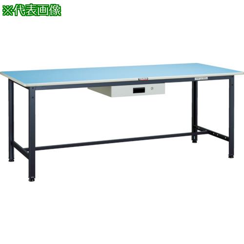 ■TRUSCO 軽荷重作業台(250kg)BE型 1500X750XH740 薄型1段引出付 ダークグレー色〔品番:BE1575UDK1〕【4543777:0】[法人・事業所限定][直送元][店頭受取不可]