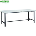 ■TRUSCO 軽荷重作業台(300kg)AE型 900X750XH740 基本タイプ ダークグレー色〔品番:SAE0975DG〕【4546245:0】[法人・...