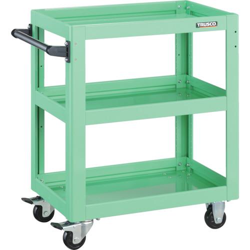 ■TRUSCO ツールワゴン ドルフィン 600X400 ヤンググリーン〔品番:DLWS763YG〕【4547748:0】[直送DS][店頭受取不可]