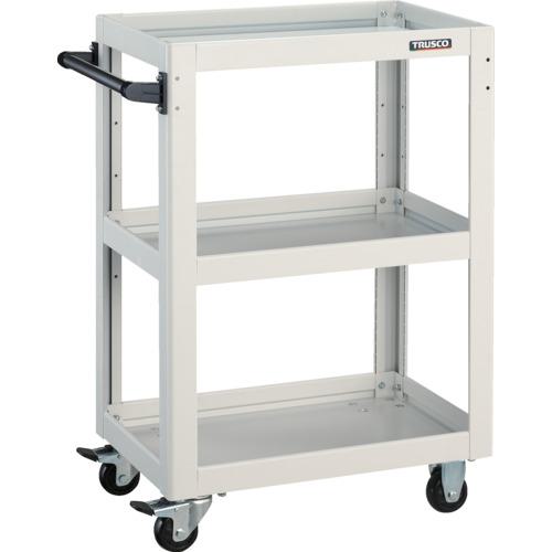 ■TRUSCO ツールワゴン ドルフィン 750X500 ホワイト〔品番:DLWS973W〕【4548256:0】[直送DS][店頭受取不可]
