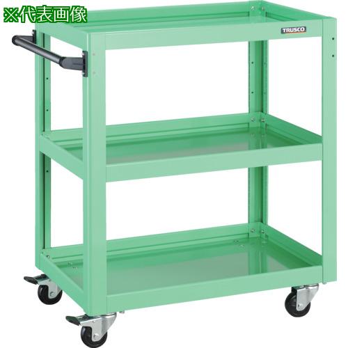 ■TRUSCO ツールワゴン ドルフィン 750X500 ヤンググリーン〔品番:DLWS973YG〕【4548302:0】[直送DS][店頭受取不可]
