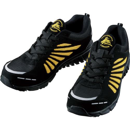 ■自重堂 S シューズ ブラツクXイエロ- 22.5〔品番:S416152422.5〕【4549878:0】[送料別途見積り][掲外取寄][店頭受取不可]