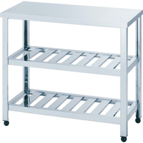 ■アズマ 作業台二段スノコ板付 450×600×800〔品番:HT2S450〕【4552130:0】[法人・事業所限定][直送元][店頭受取不可]