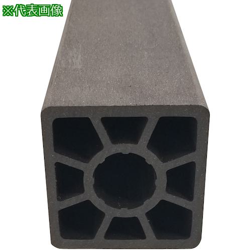 ■サンセルフ ウッドデッキ90mm 支柱材 ポスト材2本セットブラック色〔品番:2TSBLACK2〕【4552682:0】[..