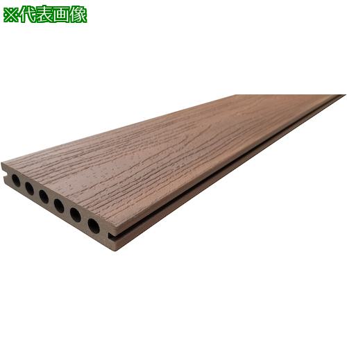 ■サンセルフ ウッドデッキ茶色イペデザイン床板材4本セット〔品番:13TSBROWN4〕【4552693:0】[送料別途..