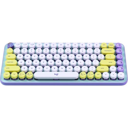 ■ロジクール POP KEYS メカニカルワイヤレスキーボード パープル《4個入》〔品番:K730PL〕【4552765×4:0】[送料別途見積り][法人・事業所限定][外直送][店頭受取不可]