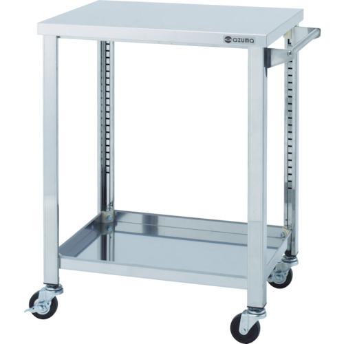 ■アズマ ステンレスワゴンWGシリーズ 750×450×800 2段〔品番:WG2750K〕【4553021:0】[法人・事業所限定][直送元][店頭受取不可]