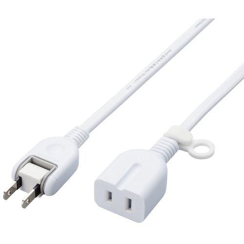 ■ELECOM 延長タップ スタンダード ホコリ防止シャッター付 3.0m ホワイト〔品番:TX012130WH〕【4555912:0】[店頭受取不可]