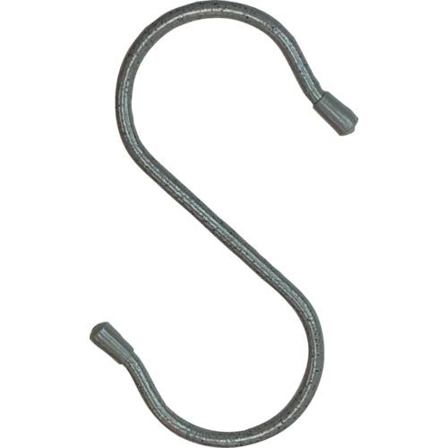 ■ニッサチェイン 単管用フックS型 鉄ビニコートストーングレー 仕上径6mm(線径5mm) 150mm 20個入り〔品番:ISH150VW〕【4563749:0...