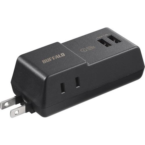 BUFFALO 󥻥դACŴ USB2 2.4A ֥å:BMPA24TP2BK͡4576183:0[ӸѤ][ǳ][ŹƬԲ]