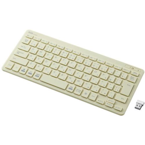 ■PLUS 428853)薄ミニワイヤレスキーボード TW-KB002GR〔品番:TWKB002GR〕【4577782:0】[送料別途見積り..