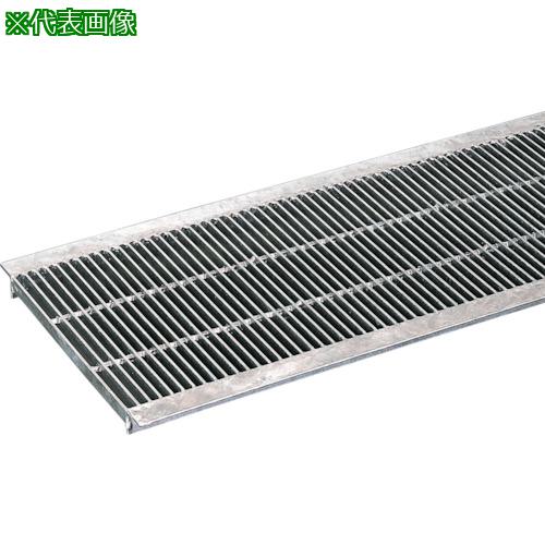 ■奥岡 スチール製 U字溝用 グレーチング 溝幅450用 細目 プレーン〔品番:OKUP54544〕【4580983:0】[送..