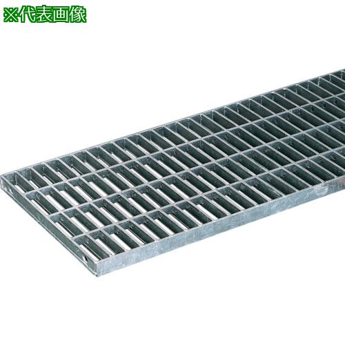 ■奥岡 スチール製 側溝用 グレーチング 本体幅150×高さ19 並目 プレーン〔品番:OKG1519〕【4584122:0】[送料別途見積り][法人・事業所限定][外直送][店頭受取不可]
