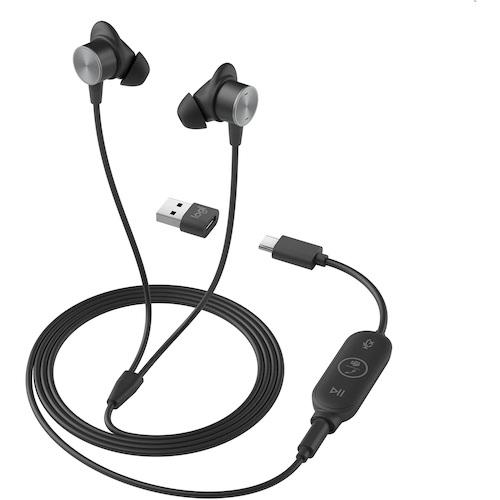 ■ロジクール Zone Wired Earbuds〔品番:ZONEWEBMS〕【4584865:0】[店頭受取不可]