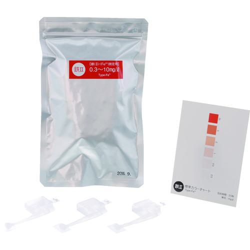 ■SIBATA 簡易水質検査キット シンプルパック 鉄2 48入〔品番:080520310〕【4600886:0】[店頭受取不可]