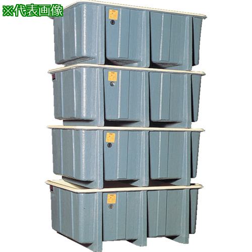 ■立花 FRP角タンク 510L〔品番:550Y〕【4618831:0】[送料別途見積り][法人・事業所限定][直送][店頭受..