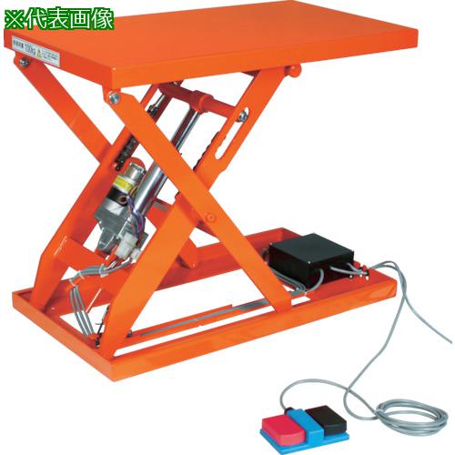 ■TRUSCO テーブルリフト500kg(電動Bねじ100V)800×1050mm〔品番:HDLL50810V12〕【4643691:0】[送料別途見積り][法人・事業所限定][直送][店頭受取不可]