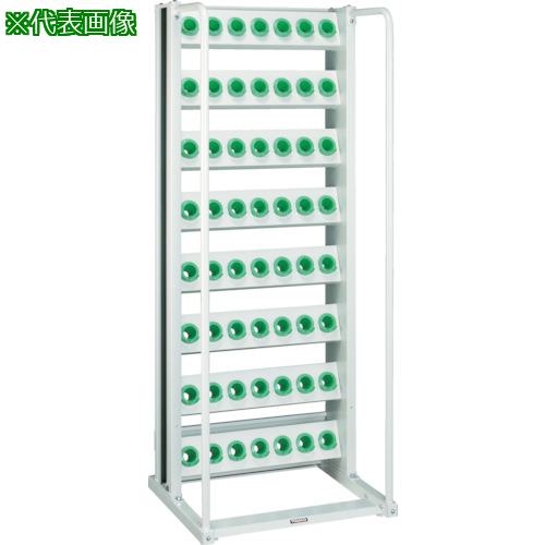 ■TRUSCO ツーリングラック BT・NT40兼用 35個収納 ロック付 ホワイト色〔品番:VTL57AW〕【4652835:0】[法人・事業所限定][直送元][店頭受取不可]