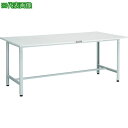 ■TRUSCO 軽荷重作業台(300kg)AE型 1500X600XH740 基本タイプ ホワイト色〔品番:AE1560W〕【4667077:0】[法人・事業所...