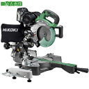 ■HiKOKI コードレス卓上スライド丸のこ 36Vマルチボルト 190mm(黒鯱チップソー付) 本体のみ〔品番:C3607DRAKNN〕【4669315:0】...
