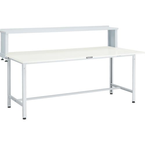 ■TRUSCO 軽荷重作業台(300kg)AE型 1800X750XH1044(全高) 上棚付 ホワイト色〔品番:RAE1800YURBW〕【4672127:0】[法人・事業所限定][直送元][店頭受取不可]