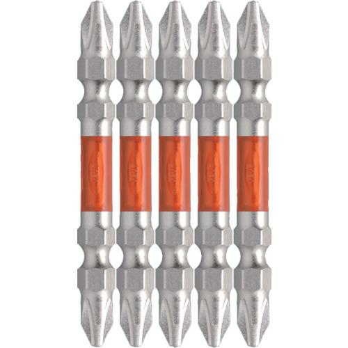 ■アネックス ハイパー龍靭ビット5本組 両頭+2×65〔品番:ARHM52065〕【4701615:0】[店頭受取不可]