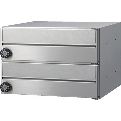■田島メタルワーク メイルボックス(前入前出)MX-8e-2HL〔品番:MX8E2HL〕【4705176:0】[送料別途見積り]..