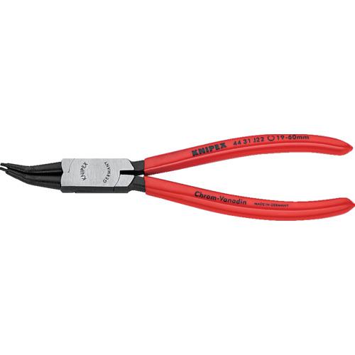 ■KNIPEX 4431-J22 穴用スナップリングプライヤー 45度〔品番:4431J22〕【4713583:0】[店頭受取不可]