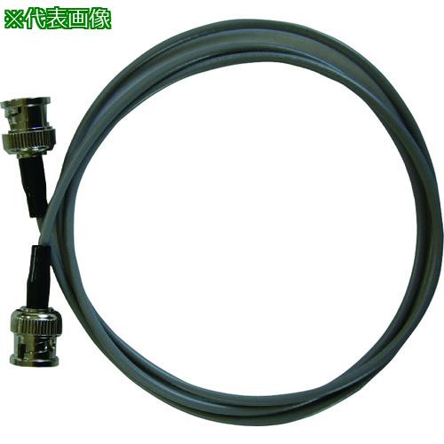 ■テイシン BNC付同軸ケーブル0.5m BNCプラグ両端付 1.5D-2V〔品番:CCA6005A〕【4718259:0】[店頭受取不可]