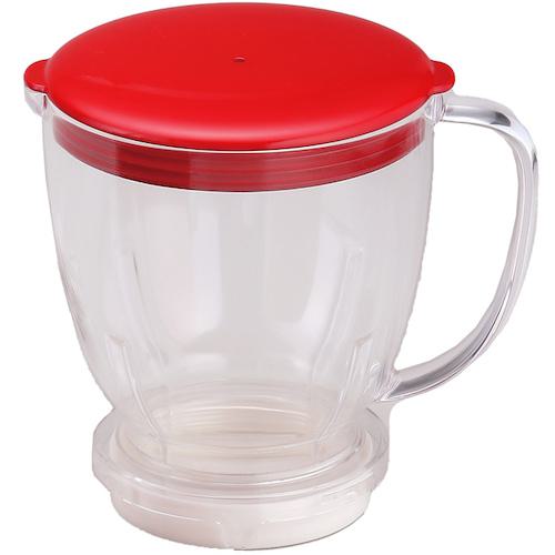 ■Iwatani IFM-FR10用ミキサー容器(フタ付・赤