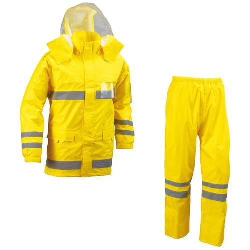 ■船橋 安全レインフルハーネス仕様 イエロー Mサイズ〔品番:FS6000FHYEM〕【4727651:0】[送料別途見積り][店頭受取不可]